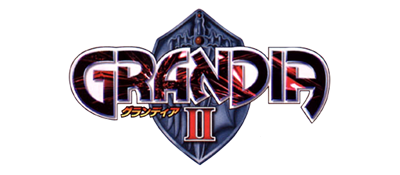 Grandia II title screen for Playstation 2